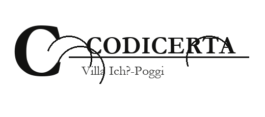 Signature de l'appartement Codicerta à la Villa Iché-Poggi au Ruppione