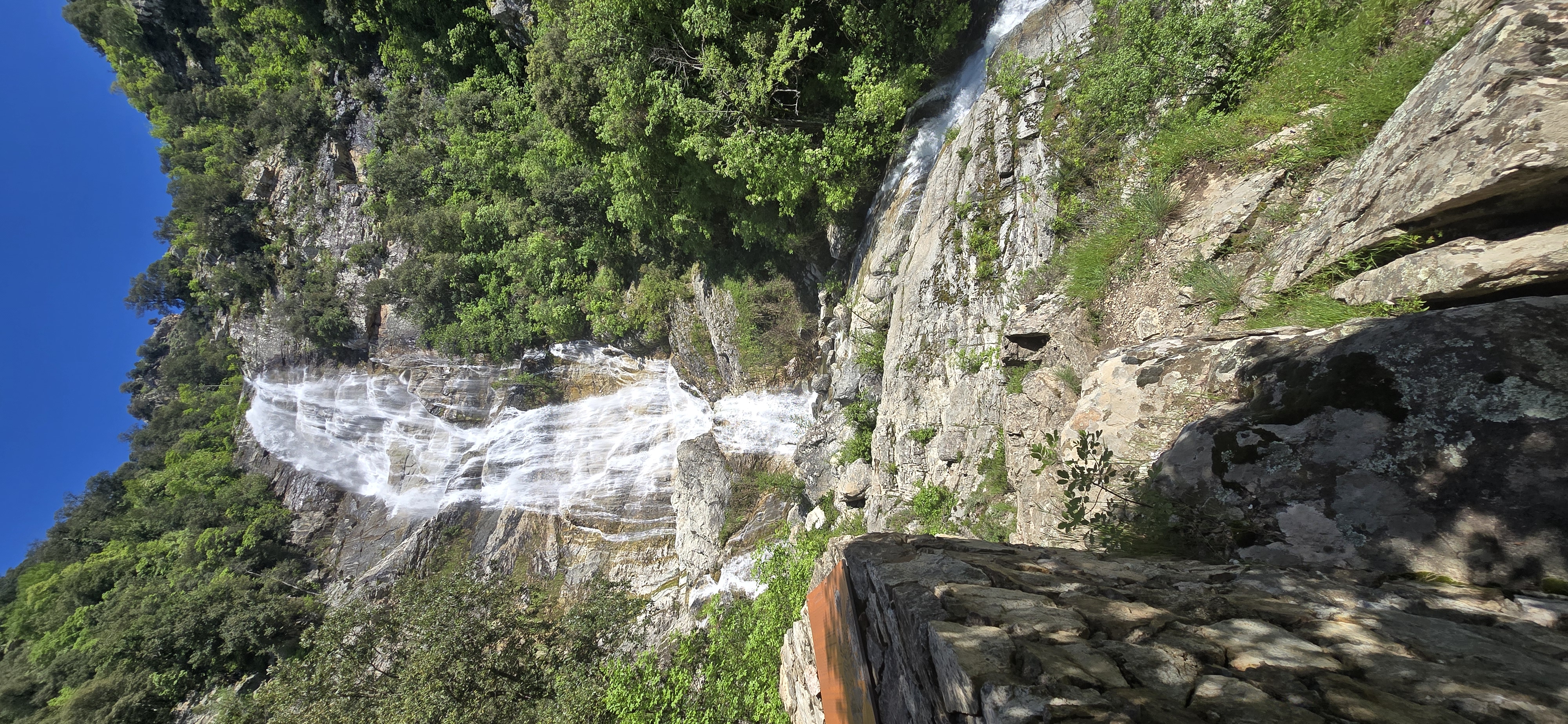 Cascade du Voile de la Mariée à Bocognano