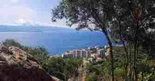 Vue sur Ajaccio depuis le bois des Anglais